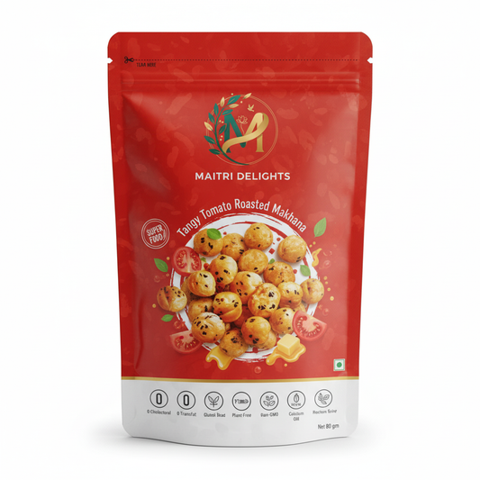Tangy Tomato Roasted Makhana – 50 g